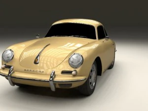 porsche 356 coupe 3D Model