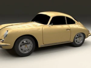 porsche 356 coupe 3D Model