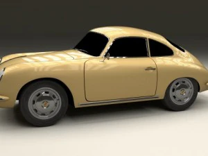 porsche 356 coupe 3D Model
