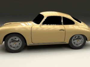 porsche 356 coupe 3D Model