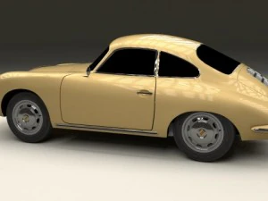 porsche 356 coupe 3D Model