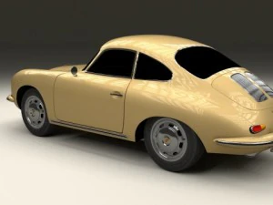 porsche 356 coupe 3D Model