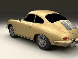 porsche 356 coupe 3D Model