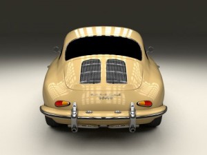 porsche 356 coupe 3D Model