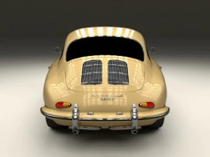 porsche 356 coupe 3D Model