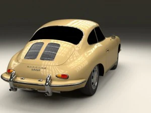 porsche 356 coupe 3D Model