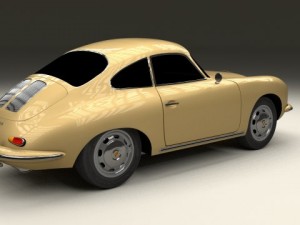 porsche 356 coupe 3D Model