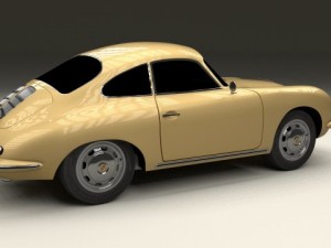 porsche 356 coupe 3D Model