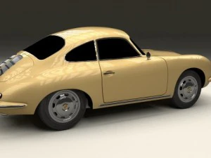 porsche 356 coupe 3D Model