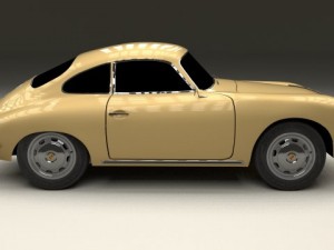 porsche 356 coupe 3D Model