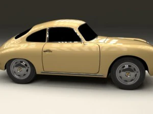 porsche 356 coupe 3D Model