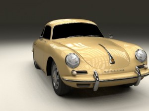 porsche 356 coupe 3D Model