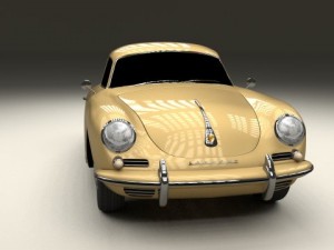 porsche 356 coupe 3D Model