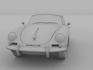 porsche 356 coupe 3D Model