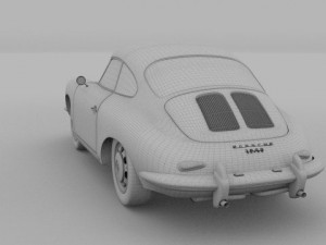 porsche 356 coupe 3D Model
