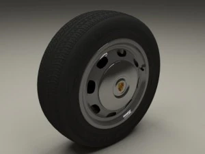 porsche 356 wheel 3D Model