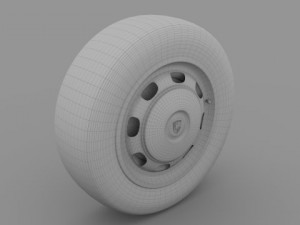 porsche 356 wheel Modelo 3D