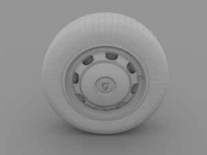 porsche 356 wheel Modelo 3D