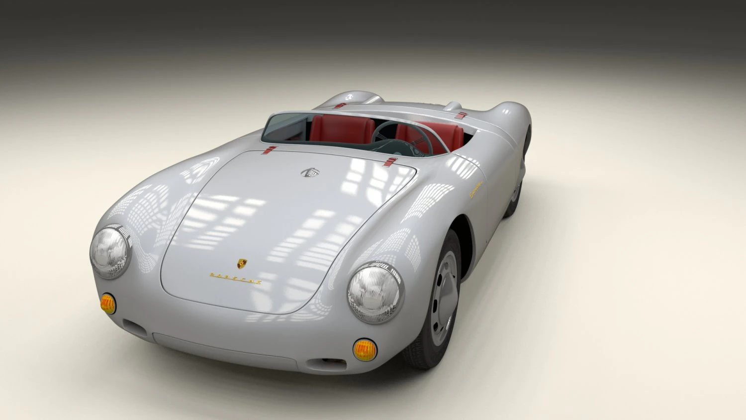 porsche 550 spyder 3D Model .c4d .max .obj .3ds .fbx .stl .blend 