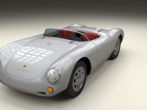 porsche 550 spyder 3D Модель