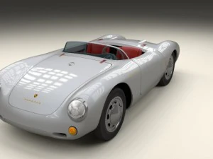 porsche 550 spyder 3D Model