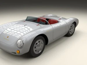 porsche 550 spyder 3D Model