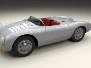 porsche 550 spyder 3D Model