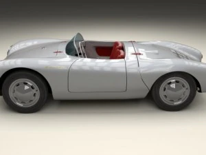 porsche 550 spyder 3D Model