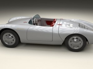porsche 550 spyder 3D Модель