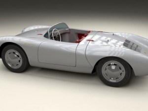 porsche 550 spyder 3D Модель