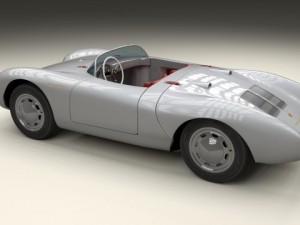porsche 550 spyder 3D Модель