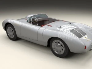 porsche 550 spyder 3D Model