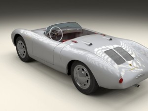porsche 550 spyder 3D Модель