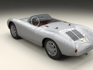 porsche 550 spyder 3D Model