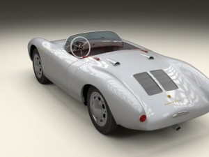 porsche 550 spyder 3D Модель