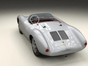 porsche 550 spyder 3D Model