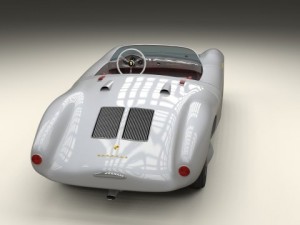porsche 550 spyder 3D Модель