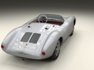 porsche 550 spyder 3D Модель