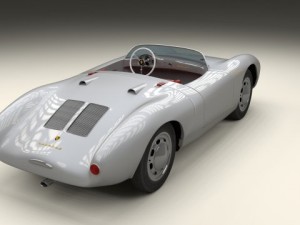 porsche 550 spyder 3D Модель