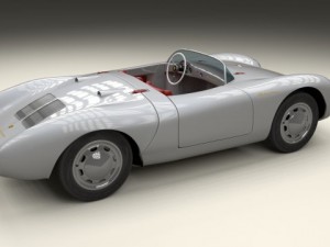 porsche 550 spyder 3D Модель