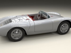 porsche 550 spyder 3D Модель