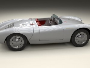 porsche 550 spyder 3D Модель