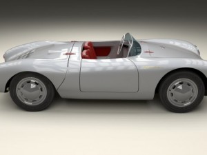 porsche 550 spyder 3D Модель