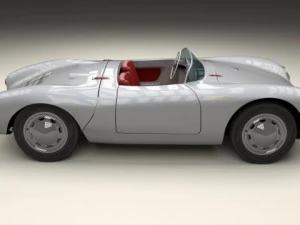 porsche 550 spyder 3D Model