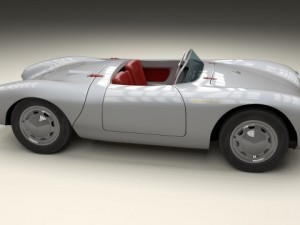 porsche 550 spyder 3D Модель