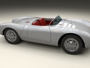 porsche 550 spyder 3D Модель