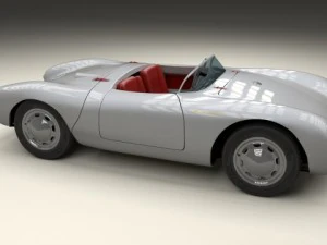 porsche 550 spyder 3D Model