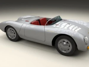 porsche 550 spyder 3D Model