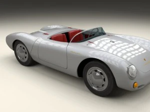 porsche 550 spyder 3D Model