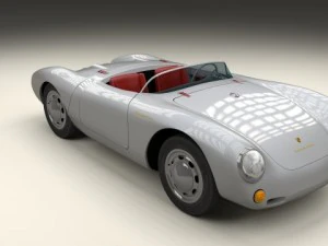porsche 550 spyder 3D Model